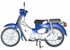 Fujimi 12NX-1 Honda Super Cub 10 (Urbane Denim Blue Metallic) 1/12 Scale Pre-Painted Kit