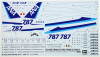 Hasegawa 1/200 ANA Boeing 787-8 Plastic Model