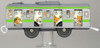 Takara Tomy Pla-Rail Plarail SC-05 Rilakkuma x Yamanote Line Wrapping Train