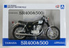 Aoshima Skynet 05856 YAMAHA SR400&500 Glittering Black 1/12 Scale Finished Model