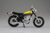 Aoshima Skynet 05887 YAMAHA SR400 Light Reddish Yellow Solid 1/12 Scale Finished Model
