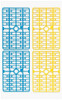 Tamiya 69925 Ladder-Chain (Blue/ Yellow) & Sprocket (White) Set
