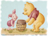 Yanoman Jigsaw Puzzle 2301-12 Disney Winnie the Pooh Delicious Honey (150 Plastic Pieces)