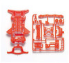 Tamiya 95479 Mini 4WD Super XX Fluorescent-Color Chassis Set (Orange/Yellow)
