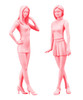 Hasegawa Fashion Model Girls Figures 1/24 Scale Kit