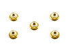 Tamiya 53161 (OP161) Anodized Flange Lock Nuts (4mm/Gold/5pcs)