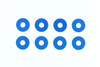 Tamiya 54573 (OP1573) 0.75mm Wheel Spacer (8pcs /Blue)
