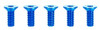 Tamiya 42330 RC 3x8mm CS Hex Head Screws (Blue/5pcs)