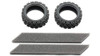 Tamiya 54861 RC Rally Block Tires Soft 2pcs