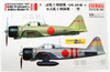 Fine Molds FP34 IJN 12-shi Carrier-Based Fighter & Zero Fighter Model 11 (2p set) 1/72 Scale Kit
