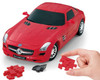 Beverly Car Puzzle 3D CP3-010 Mercedes Benz SLS AMG GT (62 pcs) 4977524484691
