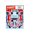 Studio27 ST27-DC962 McLaren MP4-12C `United Autosports` #22/23 BLANCPAIN 2012 for Fujimi 1/24