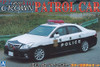 Aoshima 04968 Toyota Crown GRS202 Police Car 1/24 Scale Kit (Pre-painted Body)