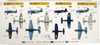 Pit-Road Skywave S24 WWII US Carrier-Based Aircraft 3 1/700 Scale Kit