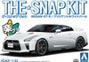 Aoshima The Snap Kit 1/32 Nissan GT-R (White) Plastic Model