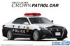 Aoshima The Model Car 1/24 Toyota GRS214 Crown Patrol Car for Traffic Control '16 Plastic Model
