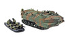 Aoshima 056653 JGSDF Assault Amphibious Vehicle (AAVC7A1 RAM/RS) Command Islet Landing Operation 1/24 Scale Kit