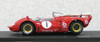 Ebbro 44701 Toyota 7 1968 Japan GP No.1 Hosoya (Red) 1/43 Scale
