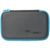 Hori Slim Hard Pouch Black & Turquoise for New Nintendo 2DS LL JTK-4961818028265