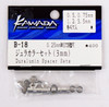 Kawada RC B18 Duralumin Spacer Set(0.5, 0.75, 1.0, 2.0, 3.0 5.0mm : Each 4Pcs.)