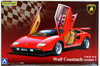 Aoshima 49600 Lamborghini Countach Wolf Countach Version 1 1/24 Scale Kit