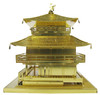 Tenyo Metallic Nano Puzzle T-MN-006G Kinkakuji (Golden Pavilion Temple)
