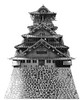 Tenyo Metallic Nano Puzzle T-MP-007 Osaka Castle