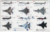 Pit-Road 1/700 Latest Stealth Aircraft Set 2020 Plastic Model
