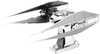 Tenyo Metallic Nano Puzzle W-MN-026 Star Wars The Last Jedi TIE Silencer