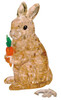 Beverly Crystal 3D Puzzle 486596 Rabbit Brown (43 Pieces)