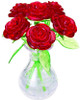 Beverly Crystal 3D Puzzle 485391 Six Roses Red (47 Pieces)