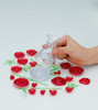 Beverly Crystal 3D Puzzle 485391 Six Roses Red (47 Pieces)
