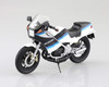 Aoshima Skynet 06761 Suzuki RG250 Gamma Blue x White 1/12 Scale Finished Model