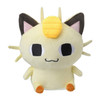 Pokemon Center Original Plush Doll 24 Hour Pokemon CHU Line Stamp Meowth