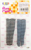 Azone ALB201-ASC Pure Neemo PNXS Border Knee Socks C Set (Black x White/Gray x Light Blue)
