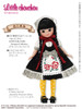 Azone PTG010-BKS LSS Rose Maiden One-piece Set by Kanihoru (Black x Stripe)