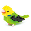 Kawada NBC-093 nanoblock Budgerigar (Green Oparin)