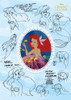 Tenyo Japan Jigsaw Puzzle D-108-793 Disney The Little Mermaid Ariel (108 Pieces)