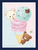 Ensky Jigsaw Puzzle MA-37 Rilakkuma Strawberry and Chocolate Mint (150 S-Pieces)