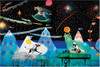 APPLEONE Jigsaw Puzzle 1000-426 Dreams of Merry-Go-Round in the Starry Sky (1000 Pieces)