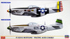 Hasegawa 02020 P-51D/K Mustang Pacific Aces Combo (2 plane set) 1/72 Scale Kit