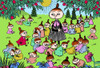 Yanoman Jigsaw Puzzle 03-901 MOOMIN Little Mai's Siblings (300 Pieces)