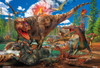 Beverly Jigsaw Puzzle 40-020 Tyrannosaurus Versus Triceratops (40 L-Pieces)