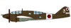 Hasegawa 02050 Mitsubishi Ki46-III Type 100 Commandant Reconnaissance Plane (DINAH) Interceptor 28th Flight Regiment 1/72 Scale Kit