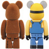 Medicom Bearbrick BE@RBRICK TIM & BOB 2PACK (Despicable Me 3) 4530956585406