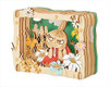 Ensky Paper Theater PT-W08 Wood Style Moomin Little My and Flowers
