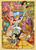 Tenyo Japan Jigsaw Puzzle D500-657 Disney Beautiful Princesses (500 Pieces)