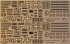 Fujimi ML205 JGSDF 1/2T TRUCK PHOTO-ETCHED PARTS 1/72 Scale kit