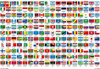Beverly Jigsaw Puzzle 80-025 Let's Memorize the Flag of the World (80 L-Pieces)