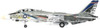 Doyusha 412657 USN F-14A Tomcat VF-143 Pukin' Dogs 1/72 Scale Plastic Kit